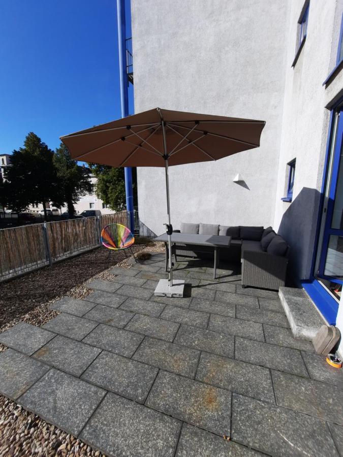 Fewo Mit "Dachterrasse" Im Blauen Palais Leipzig Dış mekan fotoğraf
